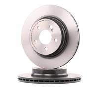 2x BREMBO Disque de frein Arrière convient pour MERCEDES-BENZ Classe C Berline