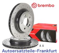 2x BREMBO Disque de Frein ARRIERE MERCEDES-BENZ C Classe E W204 C204 S204 A20...