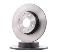 2x BREMBO Disque de frein Arrière pour ALFA ROMEO MITO (955) 251mm 08.A915.11