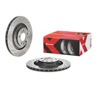 2x BREMBO Disque de frein Arrière pour AUDI A6 C6 Avant (4F5) 330mm 09.8842.2X