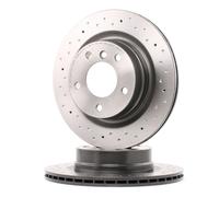 2x BREMBO Disque de frein Arrière pour BMW 1 5 portes (F20) 3 Berline (E90)