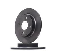 2x BREMBO Disque de frein Arrière pour FORD Fiesta Mk7 3/5 portes 253mm