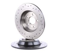 2x BREMBO Disque de frein Arrière pour FORD Focus Mk2 3/5 portes (DA, HCP, DP)