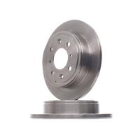 2x BREMBO Disque de frein Arrière pour HONDA CIVIC VI Hatchback (EJ, EK) 239mm