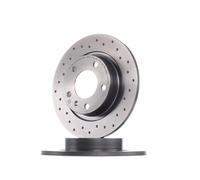 2x BREMBO Disque de frein Arrière pour OPEL Corsa D 3/5 portes (S07) Adam (M13)