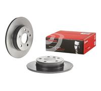 2x BREMBO Disque de frein Arrière pour OPEL Zafira B (A05) 264mm 08.C656.11