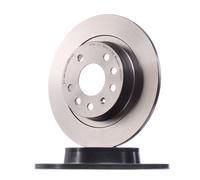 2x BREMBO Disque de frein Arrière pour OPEL Zafira B (A05) 278mm 08.D080.11