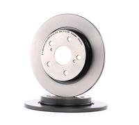 2x BREMBO Disque de frein Arrière pour TOYOTA AURIS 270mm 08.A912.11