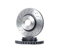 2x BREMBO Disque de frein Avant 322mm 09.A621.31