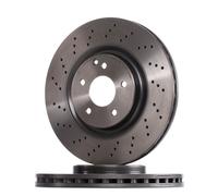 2x BREMBO Disque de frein Avant convient pour MERCEDES-BENZ CLK Coupé (C209)