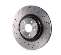 2x BREMBO Disque de frein Avant convient pour MERCEDES-BENZ SL Cabriolet (R230)