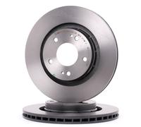 2x BREMBO Disque de frein Avant convient pour PEUGEOT 4007 (VU, VV) 294mm