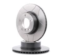 2x BREMBO Disque de frein Avant pour BMW 5 Berline (E39) 5 Touring (E39) 296mm