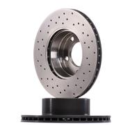 2x BREMBO Disque de frein Avant pour BMW 5 Berline (E39) 5 Touring (E39) 296mm