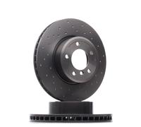 2x BREMBO Disque de frein Avant pour BMW 5 Berline (E60) 5 Touring (E61) 324mm