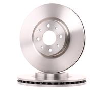 2x BREMBO Disque de frein Avant pour FIAT Bravo II 5 portes (198) 500e (332)