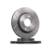 2x BREMBO Disque de frein Avant pour FORD Fiesta Mk6 3/5 portes (JA8, JR8) 258mm