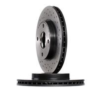 2x BREMBO Disque de frein Avant pour FORD Fiesta Mk6 3/5 portes (JA8, JR8) 258mm