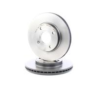 2x BREMBO Disque de frein Avant pour FORD Fiesta Mk6 3/5 portes (JA8, JR8) 258mm