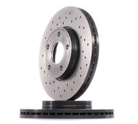 2x BREMBO Disque de frein Avant pour FORD Focus Mk2 3/5 portes (DA, HCP, DP)