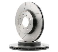 2x BREMBO Disque de frein Avant pour HONDA CIVIC VII Hatchback (EU, EP, EV)