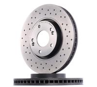 2x BREMBO Disque de frein Avant pour HYUNDAI ix35 (LM, EL, ELH) 300mm 09.A532.1X