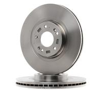 2x BREMBO Disque de frein Avant pour HYUNDAI SANTA FÉ II (CM) 321mm 09.B614.10