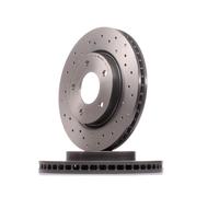 2x BREMBO Disque de frein Avant pour MITSUBISHI Lancer VIII Berline (CYA, CZA)