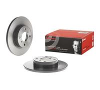 2x BREMBO Disque de frein Avant pour OPEL Agila A (H00) 247mm 08.8705.11