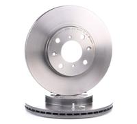 2x BREMBO Disque de frein Avant pour OPEL Agila B (H08) 252mm 09.A271.11