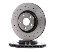 2x BREMBO Disque de frein Avant pour OPEL Combo D Van / Break (X12) 284mm