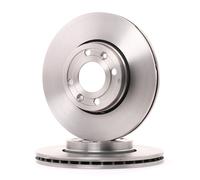 2x BREMBO Disque de frein Avant pour RENAULT Clio III 3/5 portes (BR0/1, CR0/1)