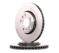 2x BREMBO Disque de frein Avant pour RENAULT Megane III 3/5 portes (BZ0/1) 296mm