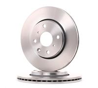 2x BREMBO Disque de frein Avant pour TOYOTA AYGO (WNB1, KGB1) 247mm 09.9928.14