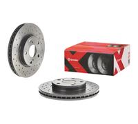 2x BREMBO Disque de frein Avant pour TOYOTA COROLLA A trois volumes (E15) 273mm