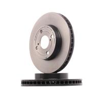 2x BREMBO Disque de frein Avant pour TOYOTA COROLLA (ZZE12, NDE12, ZDE12) 255mm