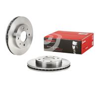 2x BREMBO Disque de frein Avant pour VOLVO V40 Break (645) 256mm 09.7043.10
