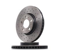 2x BREMBO Disque de frein Avant pour VOLVO V70 II (285) 286mm 09.8633.1X