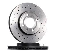 2x BREMBO Disque de frein Avant pour VW Golf II 3/5 portes (19E, 1G1) Polo Playa