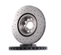 2x BREMBO Disque de frein Avant pour VW Golf VI 3/5 portes (5K1) Eos (1F7, 1F8)