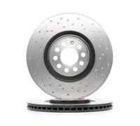 2x BREMBO Disque de frein Avant pour VW Polo V 3/5 portes (6R1, 6C1) 312mm