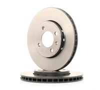 2x BREMBO Disque de frein Avant pour VW up 3/5 portes 256mm 09.B975.11