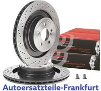 2x BREMBO Disques de Frein ARRIERE MERCEDES-BENZ 63 AMG W212 S212 CLS C218 X2...