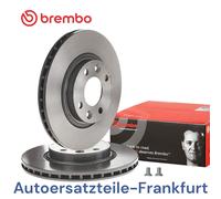 2x BREMBO Disques de Frein AVANT DACIA LOGAN 2 RENAULT CILO 4/5 TWINGO 3 SMAR...