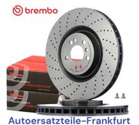 2x BREMBO Disques de Frein AVANT MERCEDES-BENZ GL- ML GLE GLS CLASSE X166 W16...