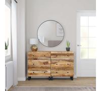 2x Buffets Armoires de Rangement Organisateurs de Maison Meubles de Salle de Séjour Salon 60x33x75 cm Bois Massif de Récupération