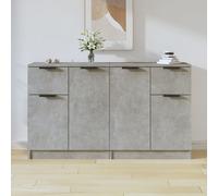 2x Buffets Blanc 60x30x70 cm Bois d'Ingénierie Armoires Latérales vidaXL