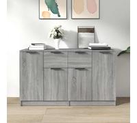 2x Buffets Blanc 60x30x70 cm Bois d'Ingénierie Armoires Latérales vidaXL