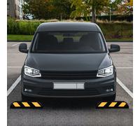 2x Butoirs de Stationnement 56x15x10 cm Caoutchouc Butées de Roue vidaXL