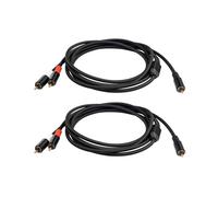 2X Câble Adaptateur RCA Y Câble Subwoofer Y Câble Audio 1X RCA Vers 2X RAC Câble Audio Amplificateur de Puissance 1 RCA Vers 2 Rca, 3 Mètres